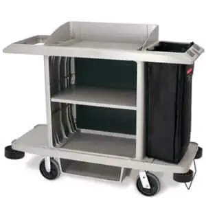 EXECUTIVE FULL SIZE HOUSEKEEPING CART – TRADITIONAL, PLATINUM
