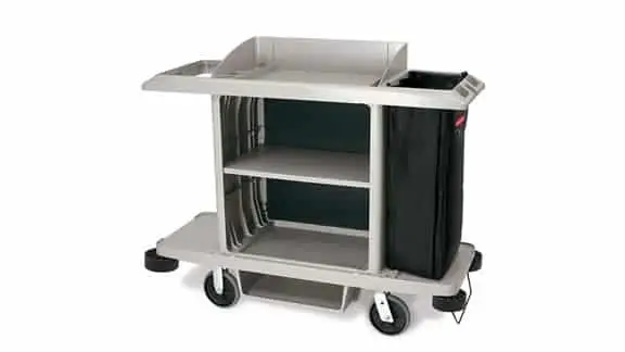 EXECUTIVE FULL SIZE HOUSEKEEPING CART – TRADITIONAL, PLATINUM