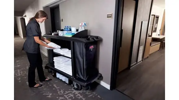 EXECUTIVE HOUSEKEEPING COMPACT CART – HIGH-SECURITY