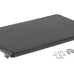 EXECUTIVE ADJUSTABLE SHELF KIT FOR TRADITIONAL HOUSEKEEPING CARTS, BLACK